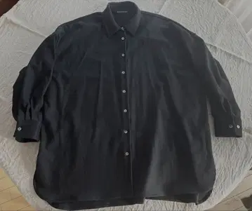 미즈이로 인드 울 와이드 셔츠