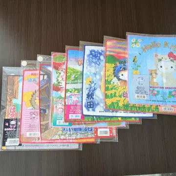 헬로키티 타월 8개 세트