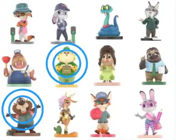 주토피아2 POP MART 크로우하우저 & 니블스