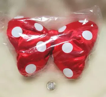 미니 마우스 거울 키체인 MINNIE'S DOT RIBBON 리본