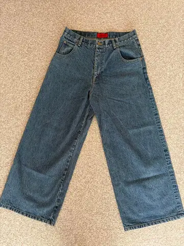 SauRas Being 배기 데님 L