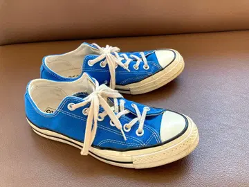 로우컷 스니커즈 블루 척 테일러 US 6 1/2 24.5cm