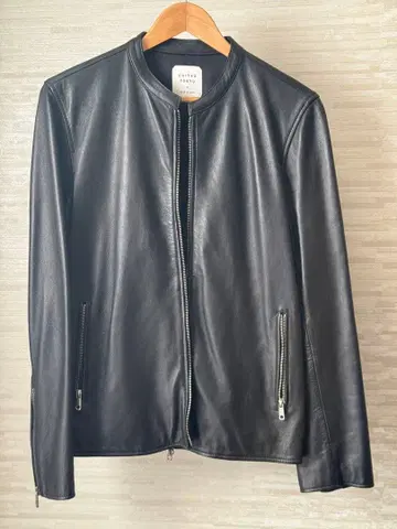 UNITED TOKYO 램 가죽 싱글 자켓