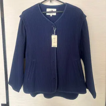 컴시즘 퀼팅 저리 블루종 네이비 미사용 새상품