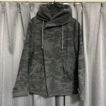 y2k archive 라이더 자켓 울 카모플라주 그레이 00s