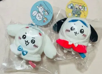 치이카와 산리오 후드 쁘띠 미니 후드 마스코트 2종 세트 미개봉 새상품