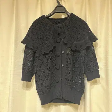 yukiemom 블랙 가디건 M