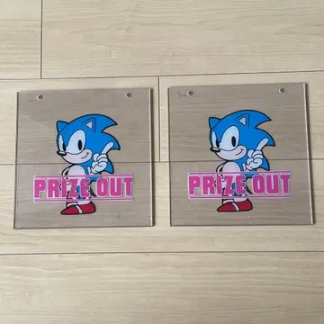 SEGA NEWUFO 포수 소닉 더 헤지혹 아크릴 플레이트