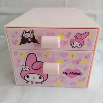 [ SANRIO ] 마이멜로디 2단 서랍 마이멜로디