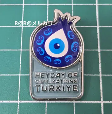 만박 터키관 핀 배지 터키 파빌리온 세로형