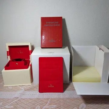 OMEGA 리본 포함 박스 사용설명서 포함