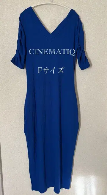 하자품 CINEMATIQ 로얄 블루 원피스