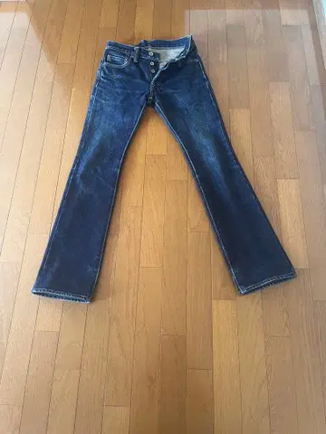 IRON HEART 461S 21oz 셀비치 부츠컷 W28