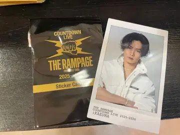 THE RAMPAGE 카와무라 카즈마 스티커 카드