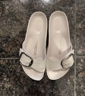 BIRKENSTOCK 화이트 샌들 Madrid 마드리드 화이트