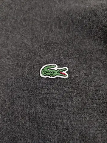 LACOSTE 그레이 맨투맨 US S