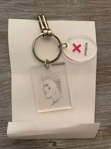 HUNTER x HUNTER 클리어 베이스 키링 히소카