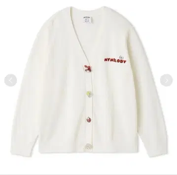 [미착용 새상품] 스나이델 홈 마이멜로디 니트 가디건
