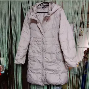 베이지 다운 자켓 3L