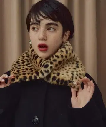 manana suerte 레오파드 퍼 티펫