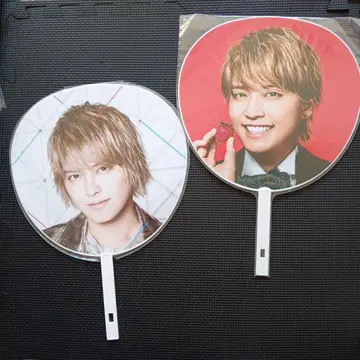 테고시 유야 특대형 부채 2장 세트