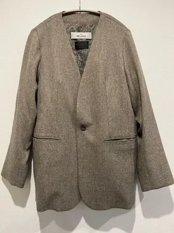 [ 셋업 ] 노카라 자켓 & 뷔스티에 세트 새상품급