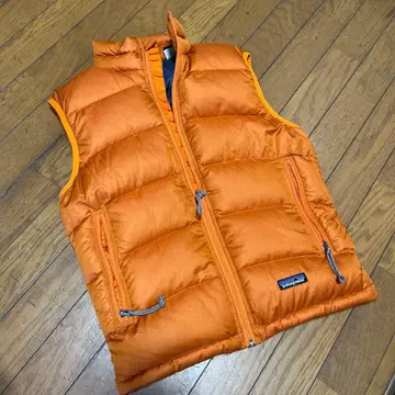 Patagonia 다운 베스트 오렌지 파타고니아 XS