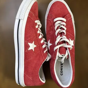 새상품급 해외 컨버스 원스타 스웨이드 레드