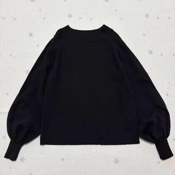 ADORE 어도어 리브 니트 블랙 M 사이즈 벌룬 소매