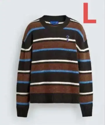 ZARA x champion 스트라이프 니트 스웨터 L 사이즈