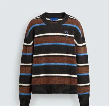 완판템 ZARA x champion 스트라이프 보더 니트 스웨터