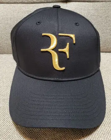 RF 로고 캡 유니클로 로저 페더러 블랙