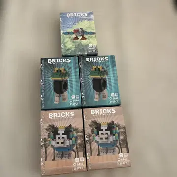 BRICKS 블록 세트 6341 6444 6446 3종 5개 세트
