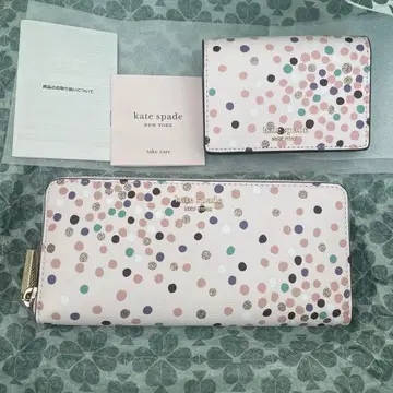 kate spade 도트 무늬 장지갑 & 접이식 지갑 페어
