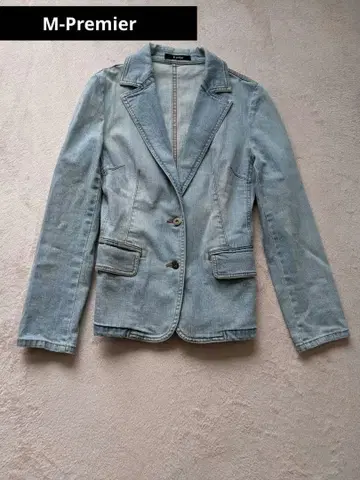 M-premier 라이트 블루 데님 자켓