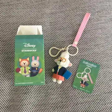 새상품 스타벅스 디즈니 주토피아 키링 벨웨더