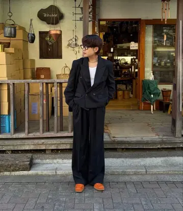 턱 와이드 슬랙스 KA0139