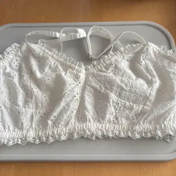 파피에 코튼 레이스 뷔스티에