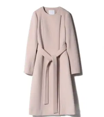 새상품 ESTNATION 노카라 벨티드 코트