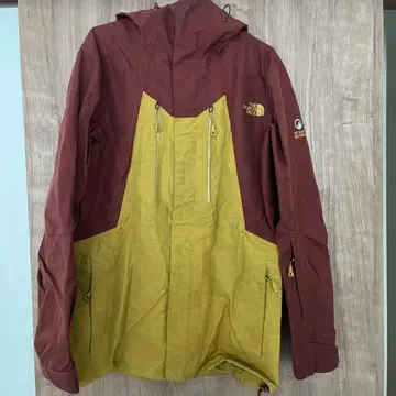 THE NORTH FACE 마운틴 후드티 빨간색/노랑