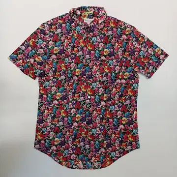 폴 스미스 꽃무늬 반팔 셔츠 M 사이즈