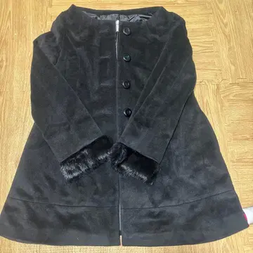 snidel 퍼 코트 사이즈 F 블랙