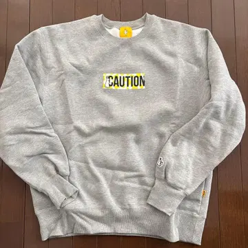 FR2 CAUTION 프린트 맨투맨 트레이닝복 L