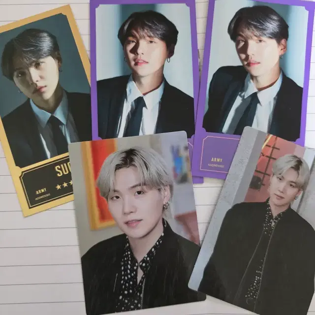 방탄소년단 SUGA 슈가 민윤기 포카