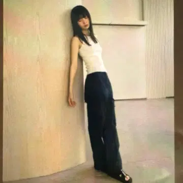 OHOTORO 코튼 카고 팬츠 네이비