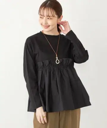 [ 2024AW ] SHIPS Colors 푸하크 도킹 롱 슬리브 TEE