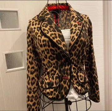 Regina Romantico 레오파드 무늬 블레이저