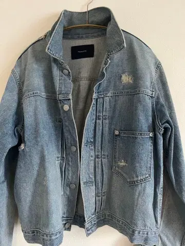 [ 새상품급 ] FRAMEWORK 데미지 가공 데님 자켓