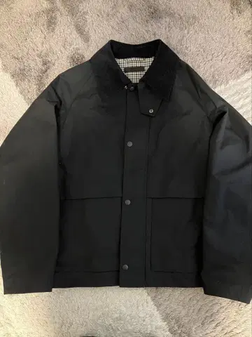 새상품급 유니클로 유틸리티 숏 블루종 블랙 M