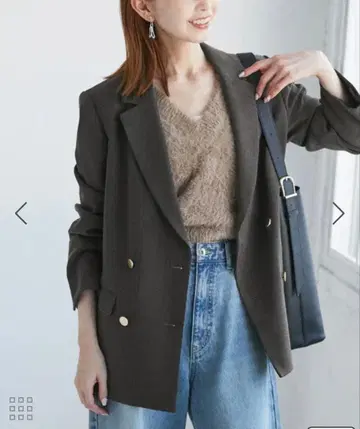 [ ROPEPICNIC ] 울 라이크 골드 버튼 자켓 (반 안감)